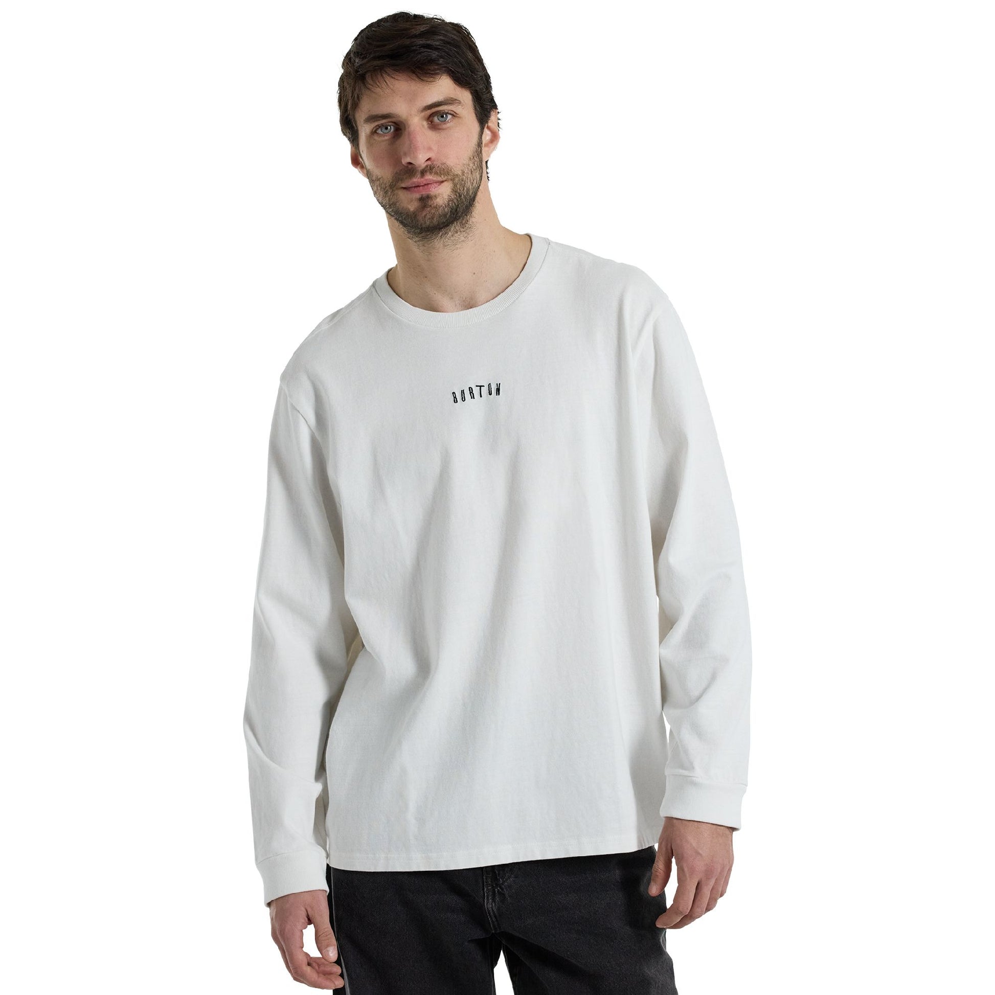 Burton Carnivore Long Sleeve T-Shirt Stout White - Burton LS Shirts