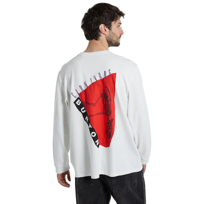 Burton Carnivore Long Sleeve T-Shirt Stout White - Burton LS Shirts