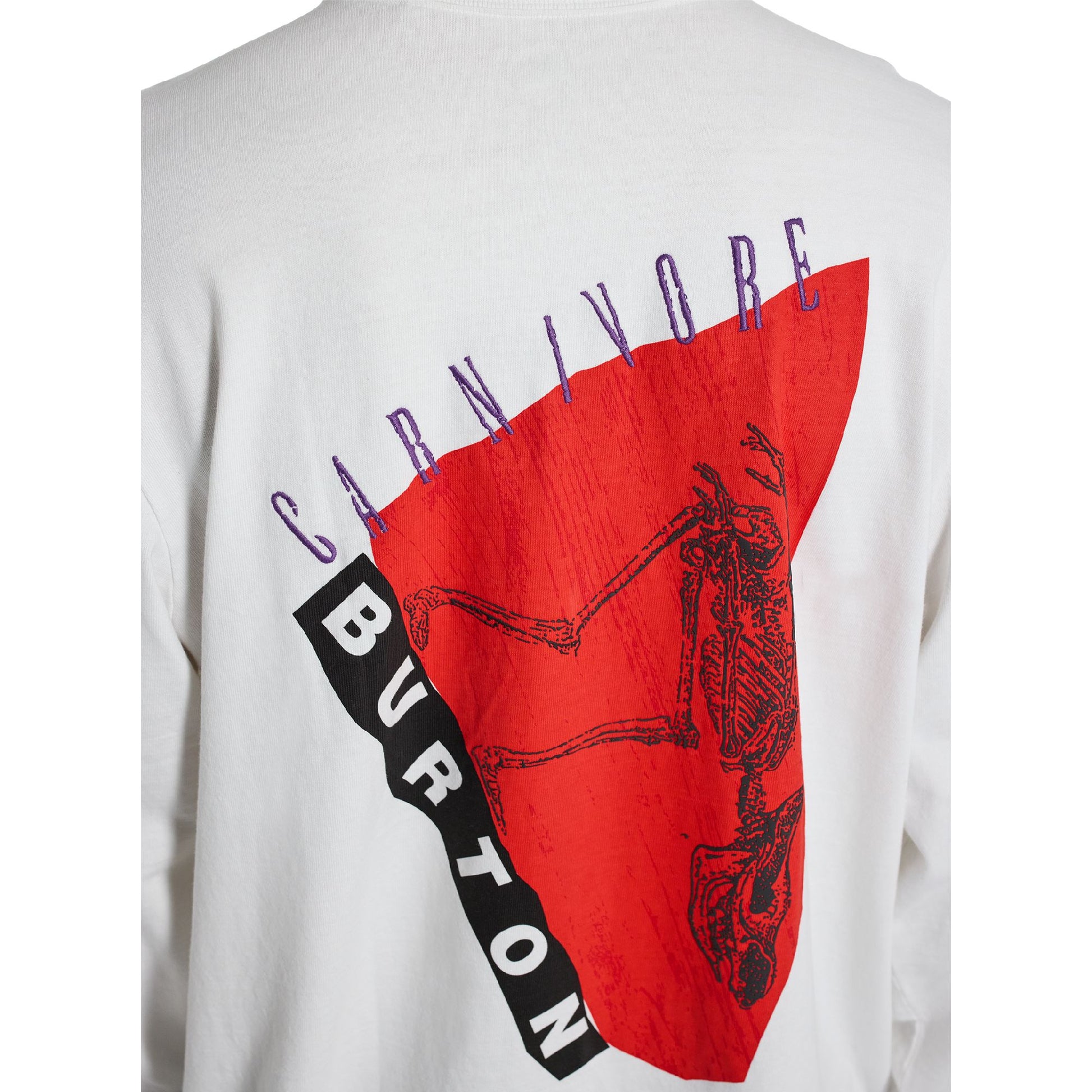 Burton Carnivore Long Sleeve T-Shirt Stout White - Burton LS Shirts