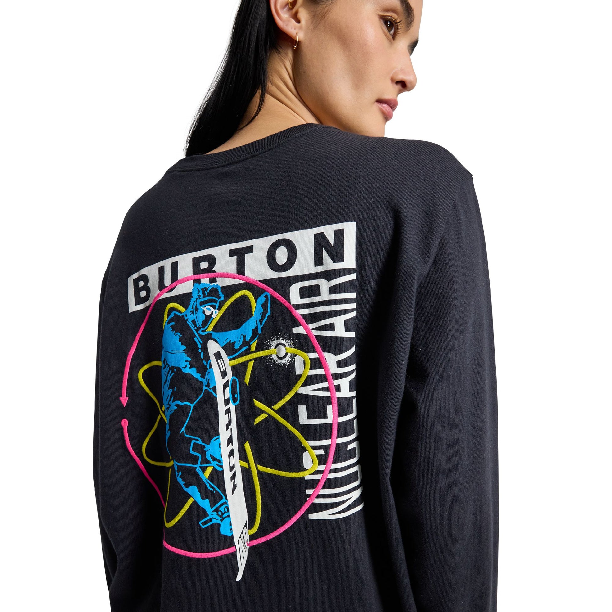 Burton Nuclear Air Long Sleeve T-Shirt True Black - Burton LS Shirts