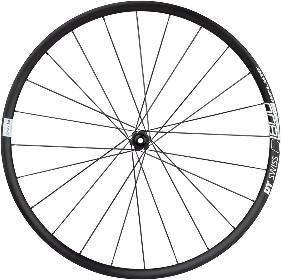 DT Swiss C 1800 Spline Front Wheel - 700 12 x 100mm Center-Lock Black - DT Swiss Front Wheel