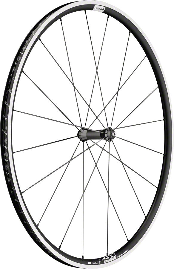 DT Swiss P 1800 Spline Front Wheel - 700 QR x 100mm Rim Brake Black - DT Swiss Front Wheel