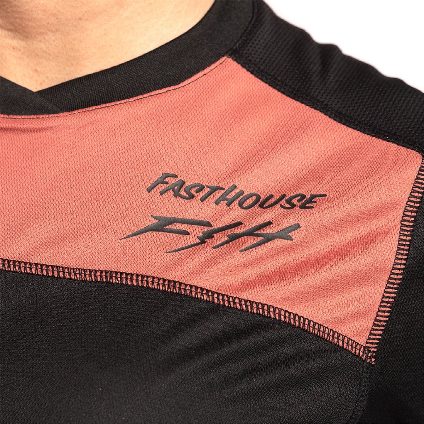 Fasthouse Women's Sidewinder Alloy SS Jersey Mauve Black Bike Jerseys