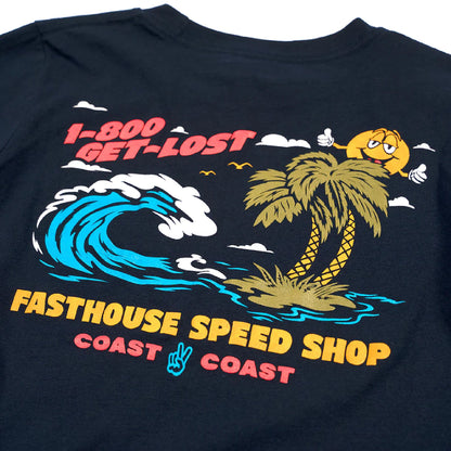 Fasthouse Youth Coast 2 Coast SS Tee Midnight Navy - Fasthouse SS Shirts