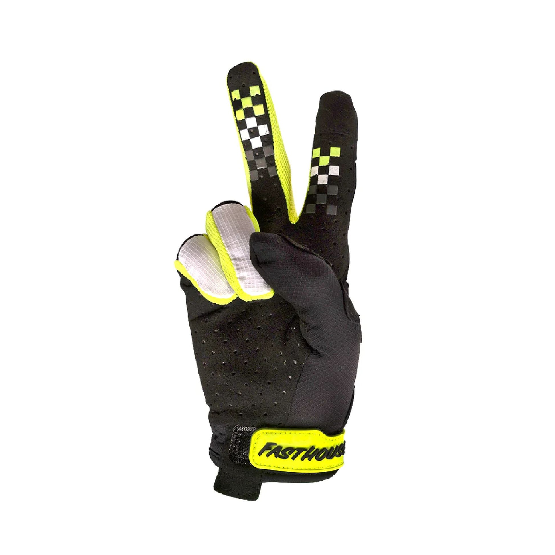 Fasthouse Youth Elrod Astre Glove Black White Bike Gloves