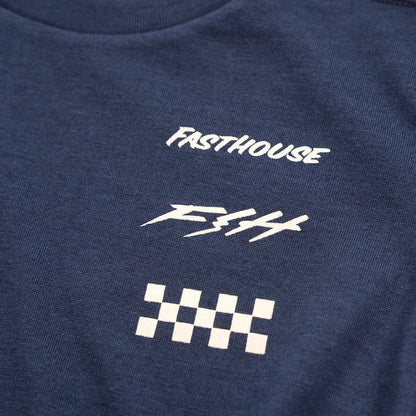 Fasthouse Youth Evoke SS Tech Tee Midnight Navy - Fasthouse SS Shirts