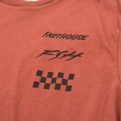 Fasthouse Youth Evoke SS Tech Tee Red - Fasthouse SS Shirts