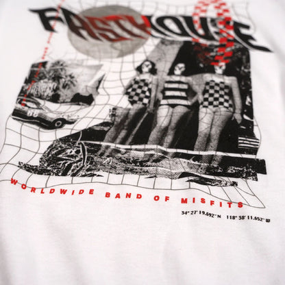 Fasthouse Youth Glitch SS Tee White - Fasthouse SS Shirts