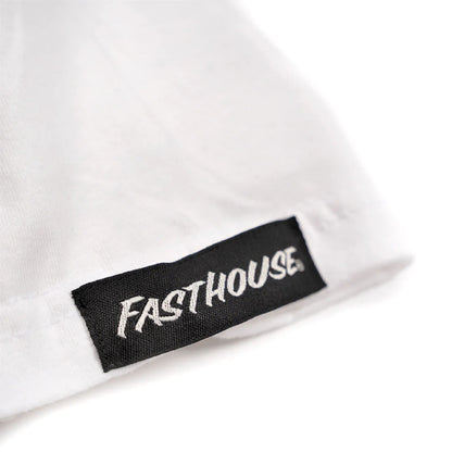 Fasthouse Youth Glitch SS Tee White - Fasthouse SS Shirts