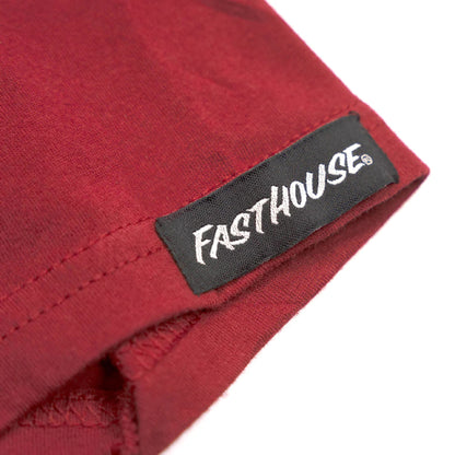 Fasthouse Youth Realm SS Tee Cardinal - Fasthouse SS Shirts