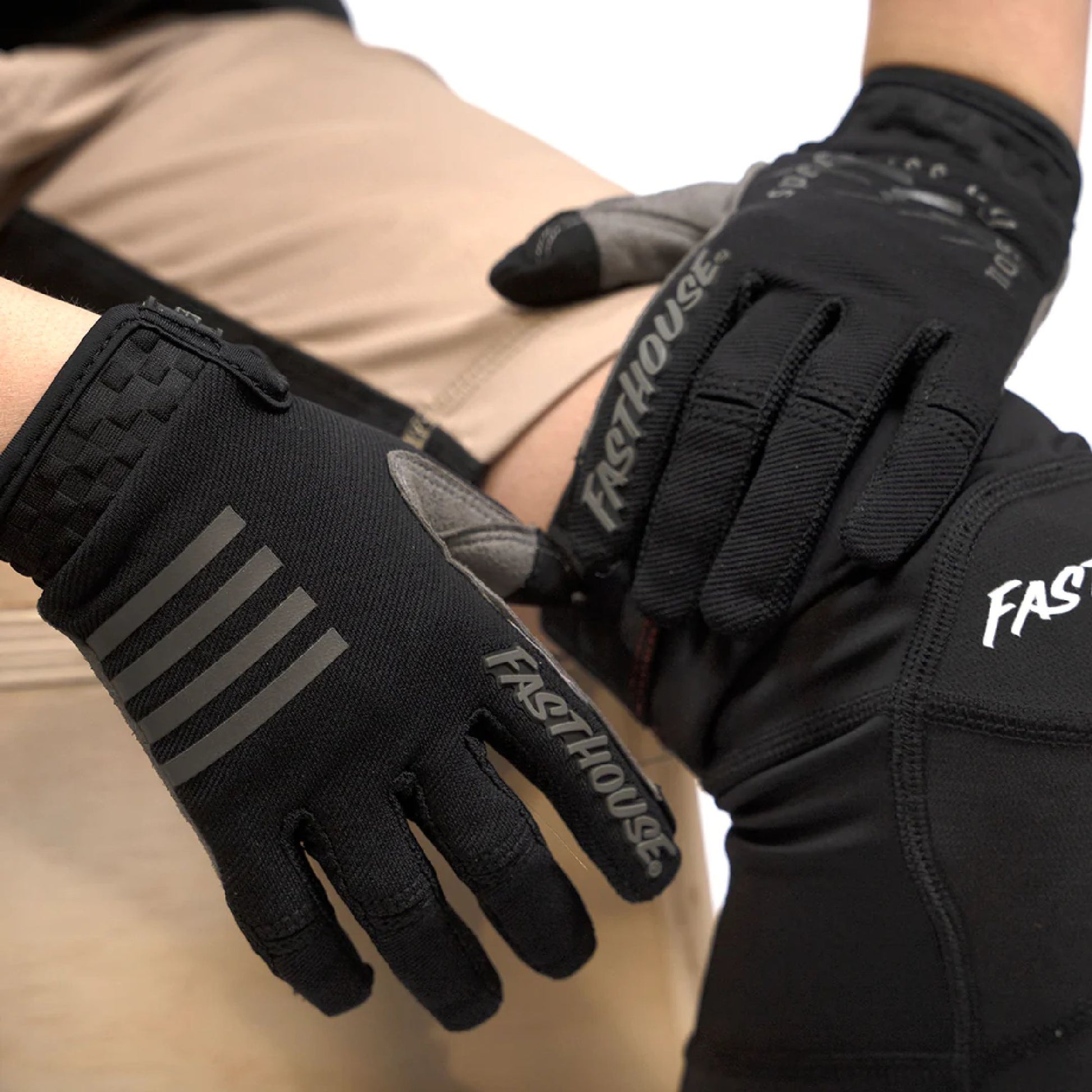 Fasthouse Youth Menace Speed Style Glove Black Bike Gloves