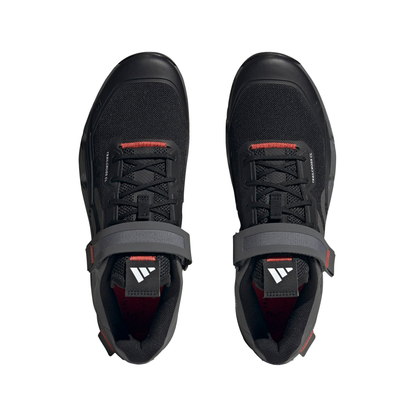 Five Ten Men's Trailcross Clip-In Bike Shoes Core Black Grey Three Red - Five Ten Bike Shoes