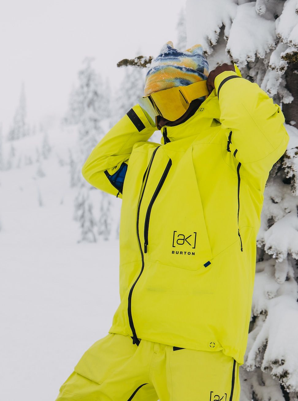 Men's Burton [ak] Tusk GORE-TEX PRO 3L Jacket Limeade Snow Jackets