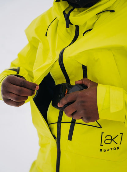 Men's Burton [ak] Tusk GORE-TEX PRO 3L Jacket True Black - Burton Snow Jackets