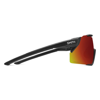 Smith Attack MAG MTB Sunglasses Matte Black ChromaPop Red Mirror - Smith Sunglasses