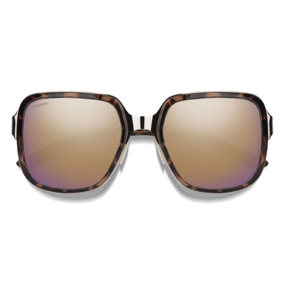 Smith Aveline Sunglasses Tortoise Rose ChromaPop Polarized Rose Gold Mirror - Smith Sunglasses