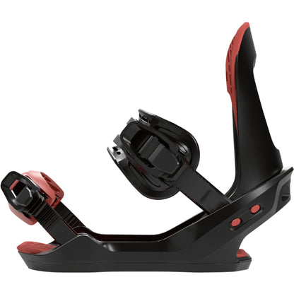 Bataleon Women's Spirit Snowboard Bindings Red Black Medium - Bataleon Snowboard Bindings