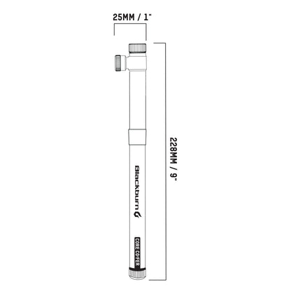 Blackburn Core CO2'Fer Mini-Pump - Blackburn Bike Pumps