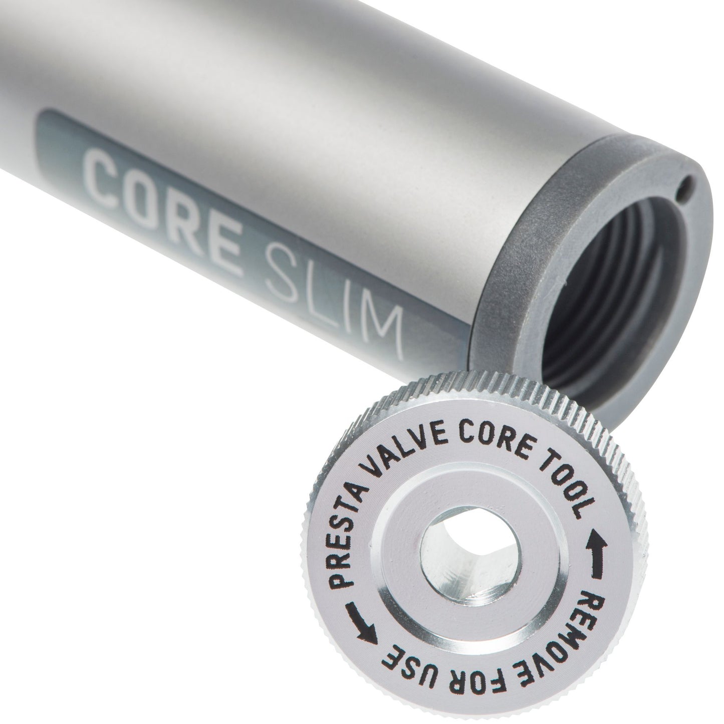 Blackburn Core Slim Mini-Pump Silver OS Bike Pumps