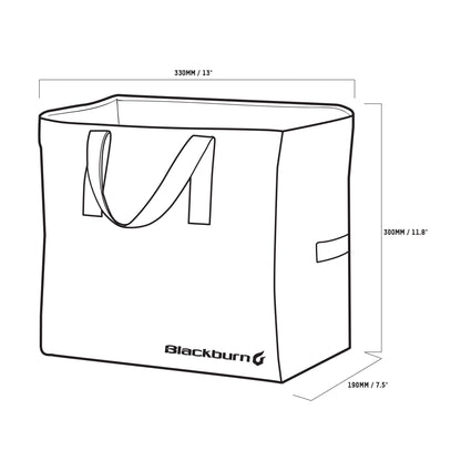 Blackburn Local Grocery Bag Black OS - Blackburn Panniers & Racks