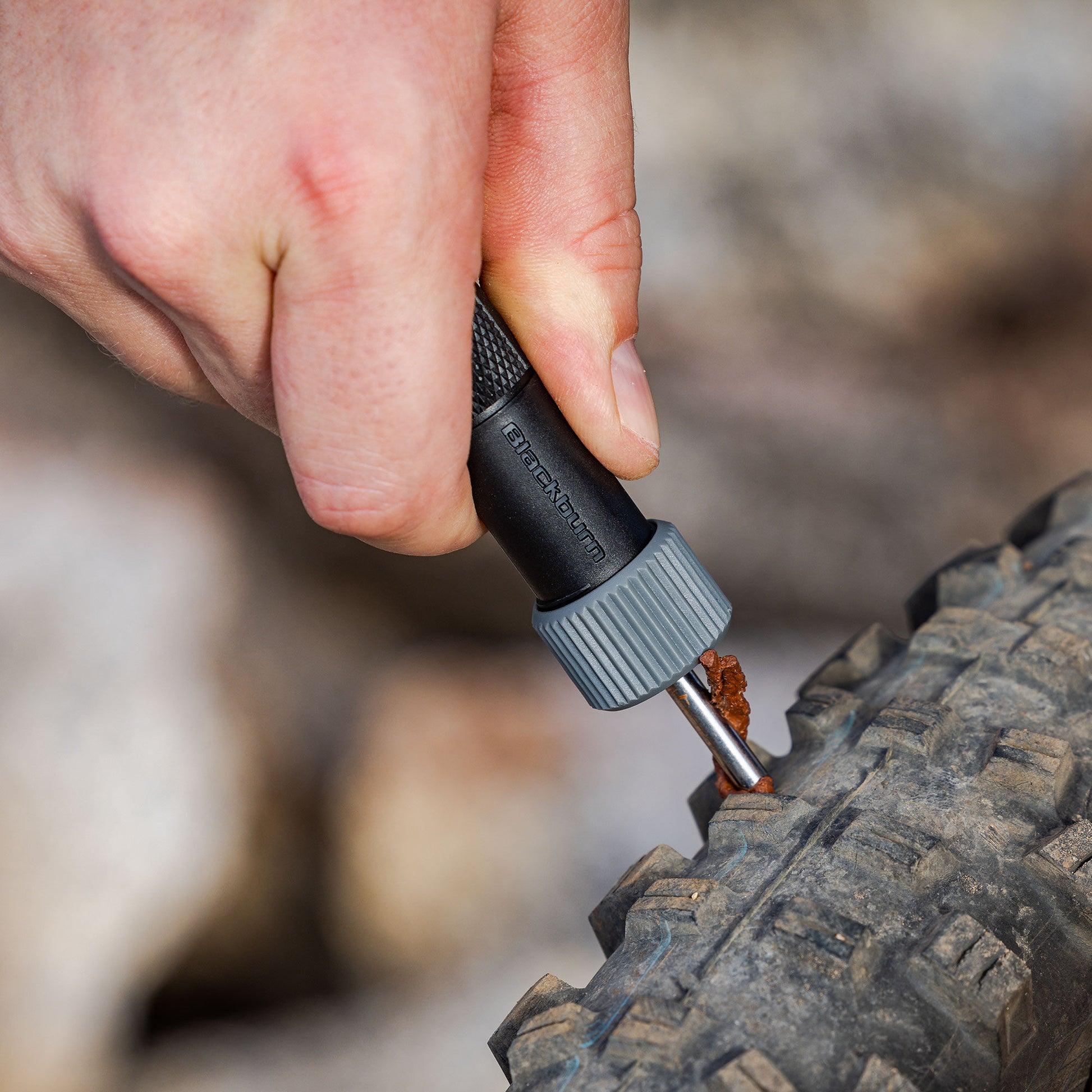 Blackburn Mini-Plugger Tubeless Tire Repair Tool Black OS Bike Tools