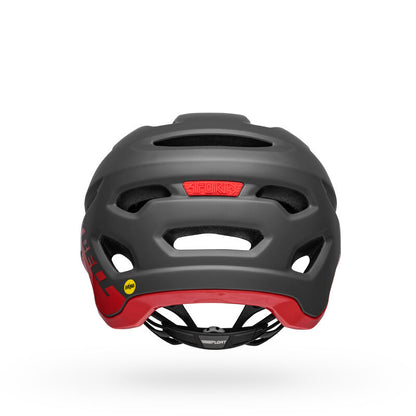 Bell 4Forty MIPS Helmet Matte Gloss Gray Red - Bell Bike Helmets