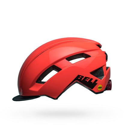 Bell Daily LED MIPS Helmet Gloss Infrared - Bell Bike Helmets