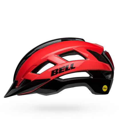 Bell Falcon XRV LED MIPS Helmet Gloss Red Black - Bell Bike Helmets