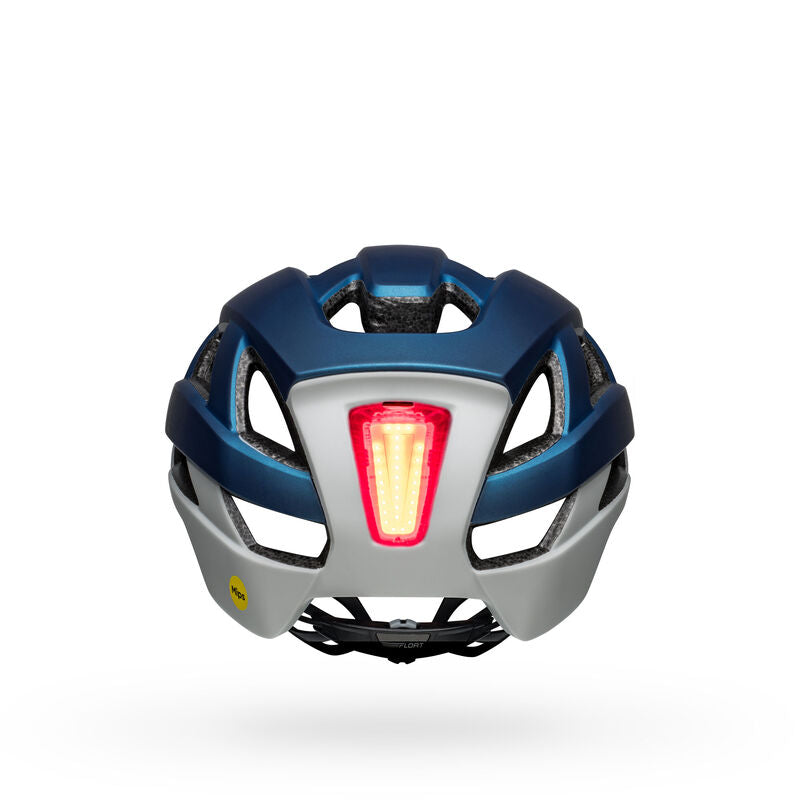 Bell Falcon XRV LED MIPS Helmet Matte Blue Gray - Bell Bike Helmets