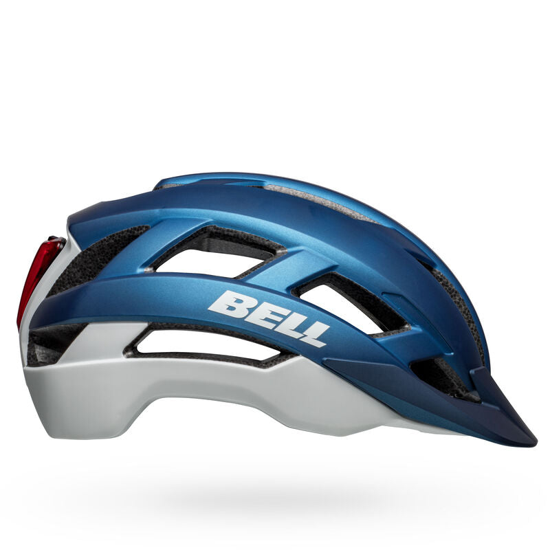 Bell Falcon XRV LED MIPS Helmet Matte Blue Gray - Bell Bike Helmets