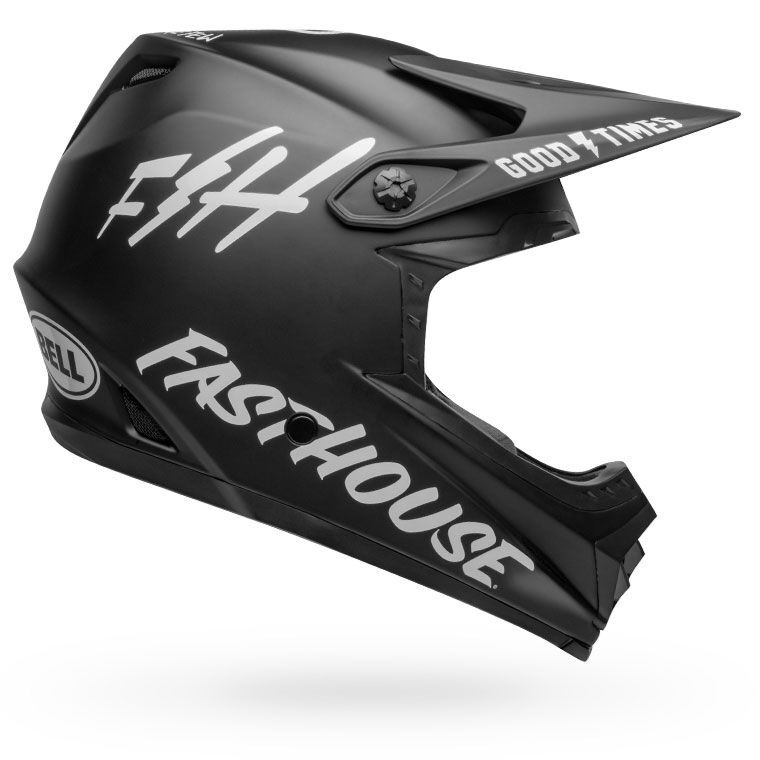 Bell Full-9 Fusion MIPS Helmet Fasthouse Matte Black/White Bike Helmets