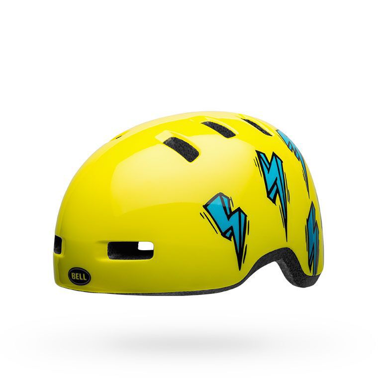 Bell Youth Lil Ripper Helmet Bolt Gloss Hi-Viz Bike Helmets