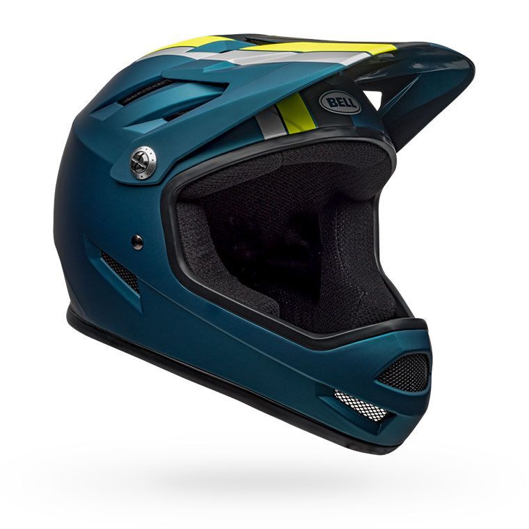 Bell Sanction Helmet - OpenBox Agility Matte Blue Hi-Viz M - Bell Bike Helmets