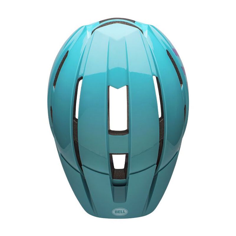 Bell Sidetrack II Helmet Buzz Gloss Light Blue/Pink Bike Helmets