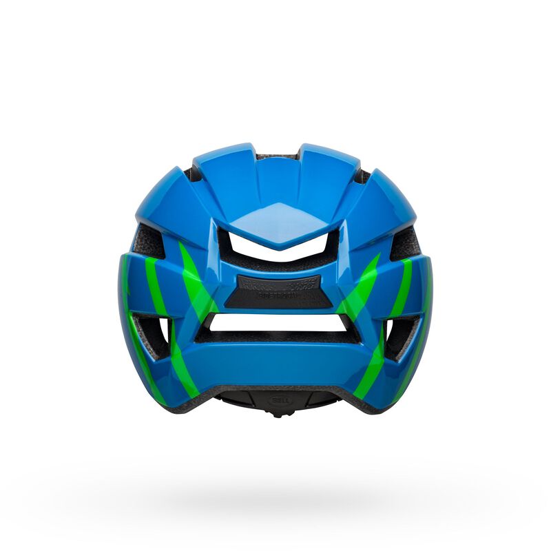 Bell Sidetrack II Helmet Strike Gloss Blue/Green Bike Helmets