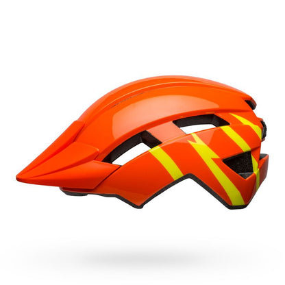 Bell Youth Sidetrack II Helmet Strike Gloss Orange Yellow - Bell Bike Helmets
