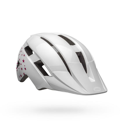 Bell Youth Sidetrack II MIPS Helmet Stars Gloss White UY - Bell Bike Helmets