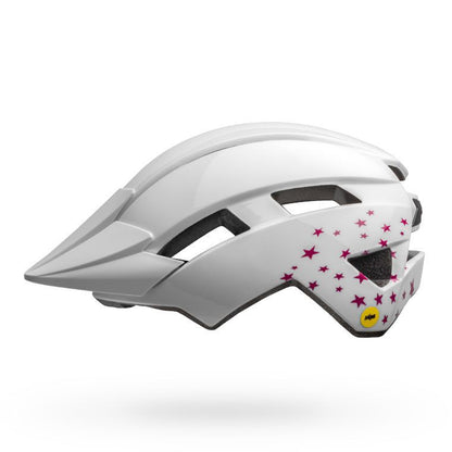 Bell Youth Sidetrack II MIPS Helmet Stars Gloss White UY - Bell Bike Helmets