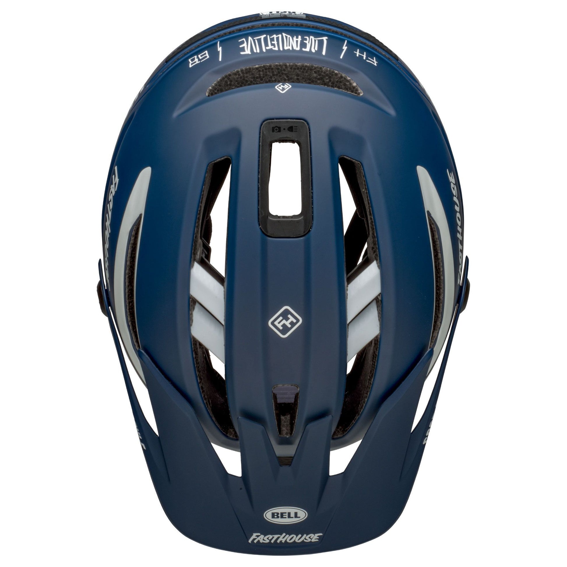 Bell Sixer MIPS Helmet Fasthouse Matte/Gloss Blue/White Bike Helmets