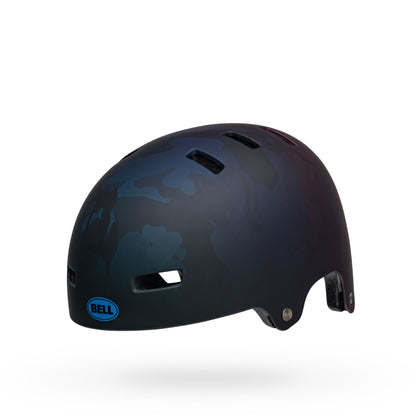 Bell Youth Span Helmet Matte Black Blue Camo - Bell Bike Helmets
