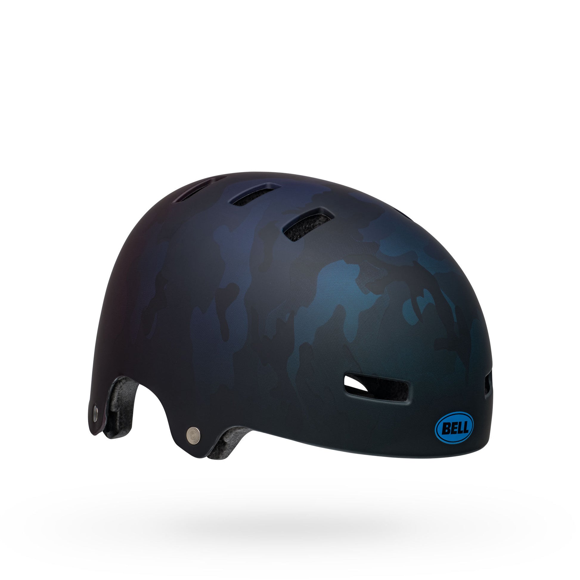 Bell Youth Span Helmet Matte Black/Blue Camo Bike Helmets