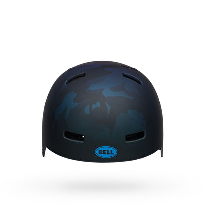 Bell Youth Span Helmet Matte Black Blue Camo - Bell Bike Helmets