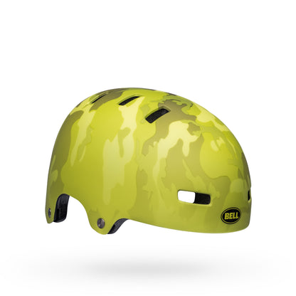 Bell Youth Span Helmet Matte Hi-Viz Camo - Bell Bike Helmets