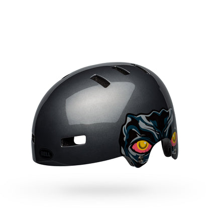 Bell Youth Span Helmet Nightwalker Gloss Gunmetal - Bell Bike Helmets