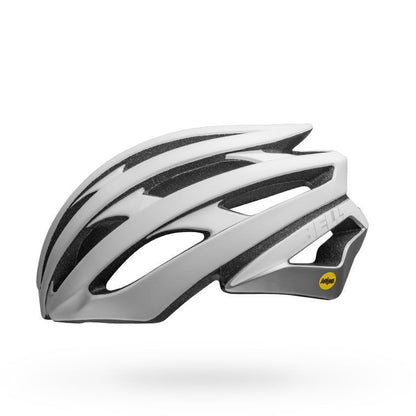 Bell Stratus MIPS Helmet Matte Gloss White Silver - Bell Bike Helmets