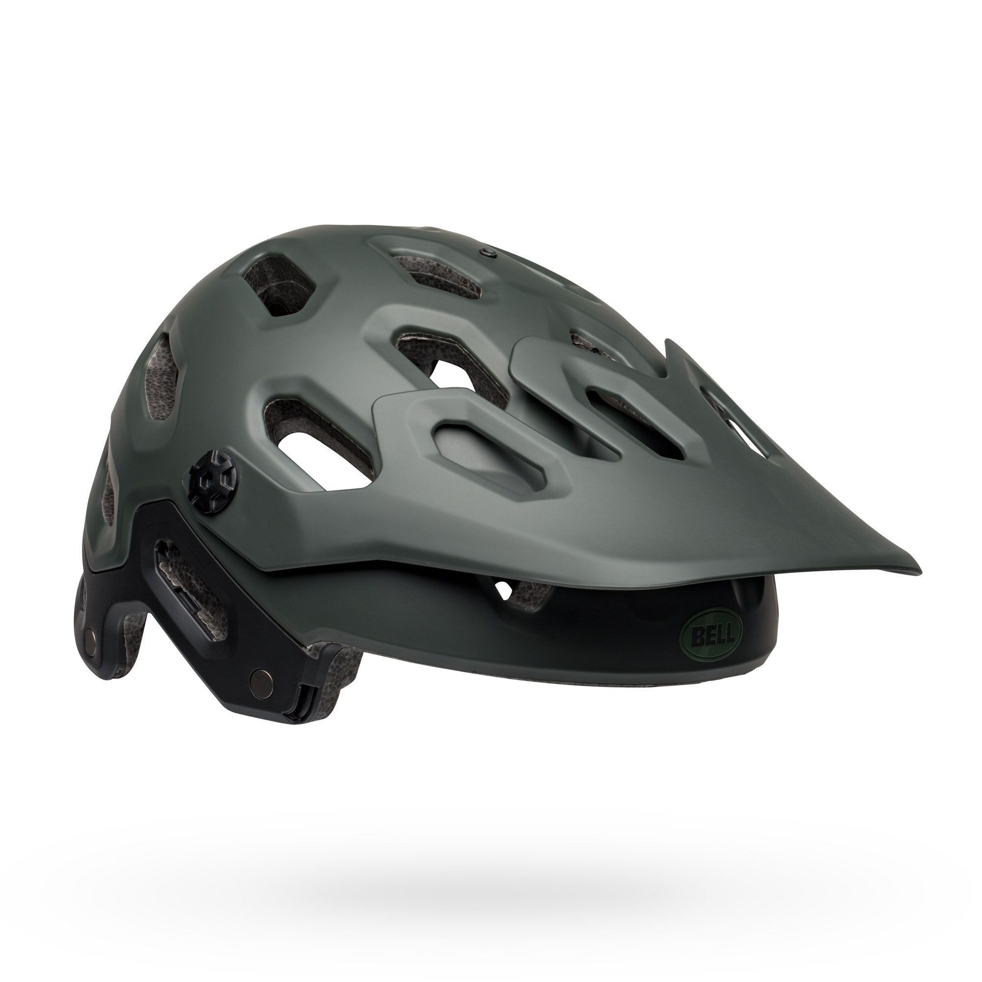 Bell Super 3R MIPS Helmet Matte Green Bike Helmets