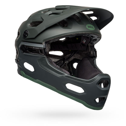 Bell Super 3R MIPS Helmet Matte Green - Bell Bike Helmets