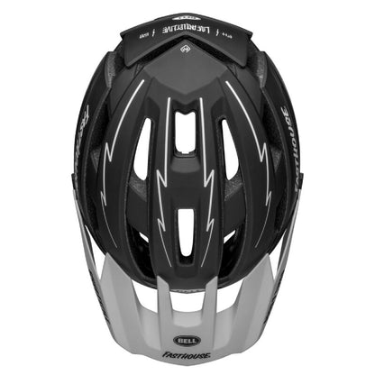 Bell Super Air R Spherical MIPS Helmet Fasthouse Matte Black White - Bell Bike Helmets