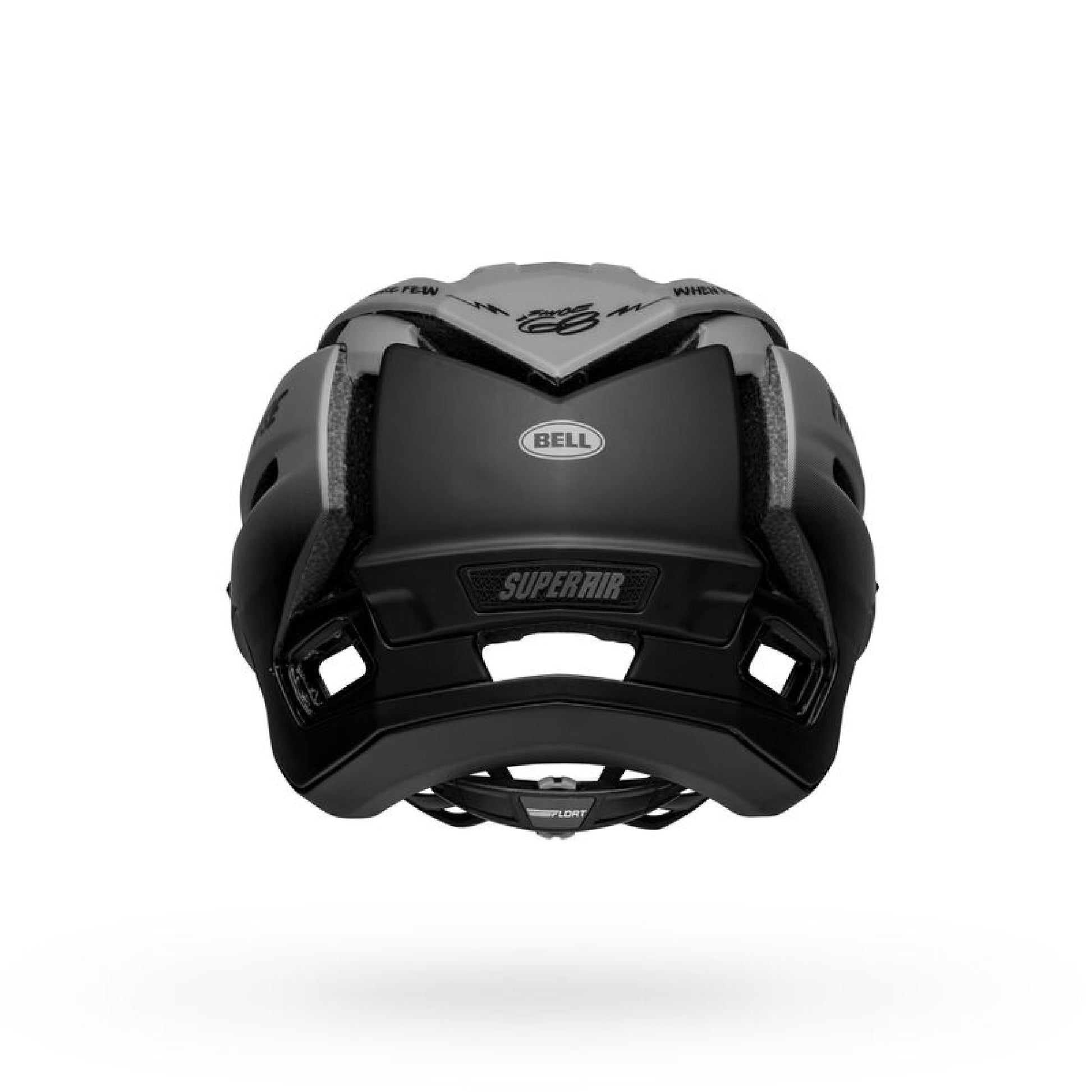 Bell Super Air R Spherical Helmet Fasthouse Matte Gray Black Bike Helmets