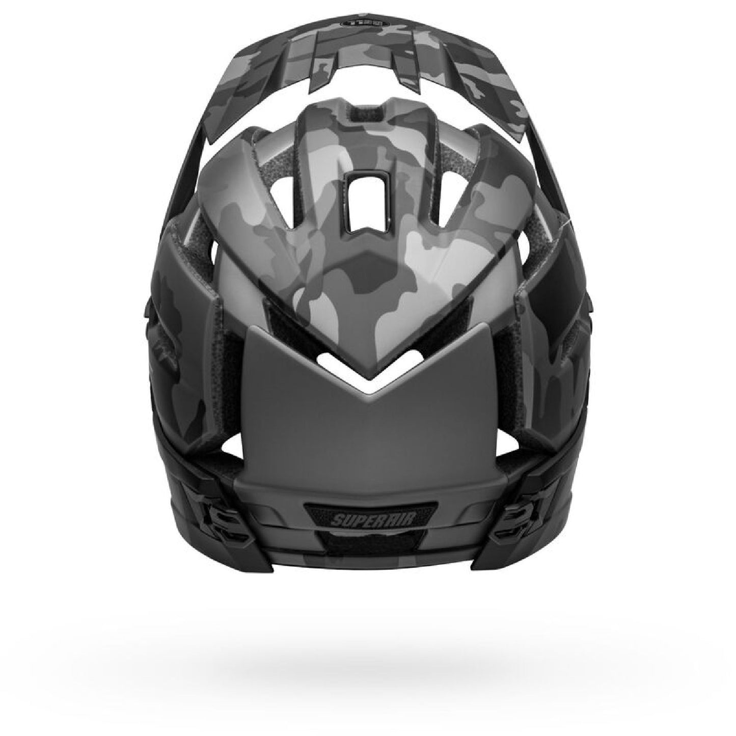 Bell Super Air R Spherical Helmet Matte Gloss Black Camo Bike Helmets